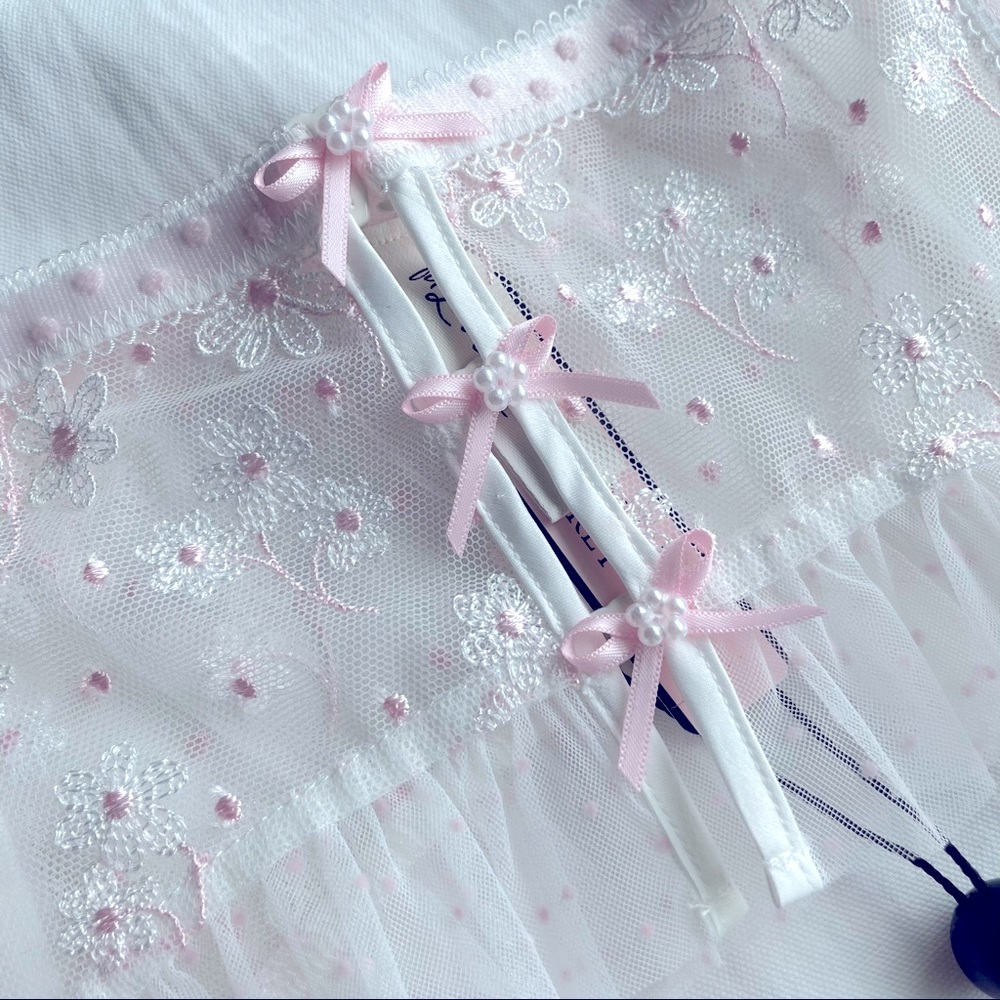 3 PIECE Evie Longline Bra & Garter & Brief or Thong set - Picture 13 of 16